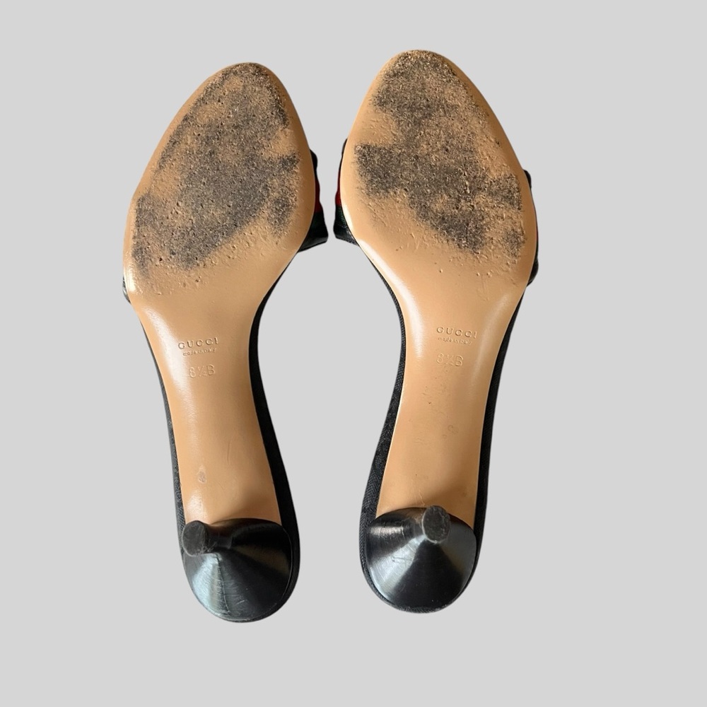 GUCCI Open Toe 2 1/2” heels Sandals. - Picture 6 of 8